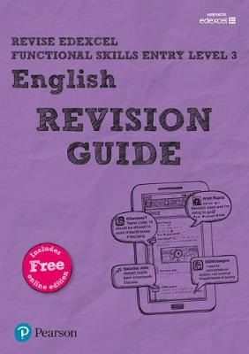 Cover of Revise Edexcel Functional Skills English Entry Level 3 Revision Guide