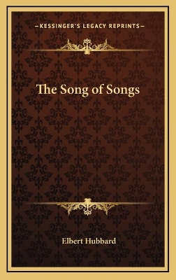 Book cover for The Song of Songs