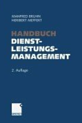 Cover of Handbuch Dienstleistungsmanagement