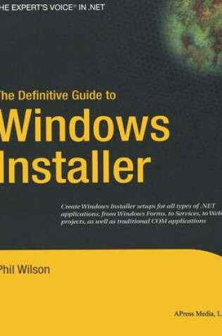 Cover of The Definitive Guide to Windows Installer