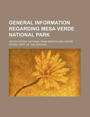 Book cover for General Information Regarding Mesa Verde National Park