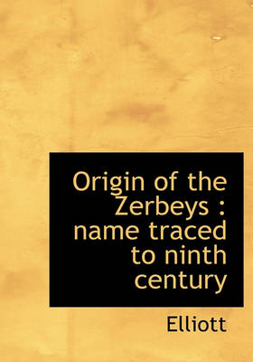 Book cover for Origin of the Zerbeys