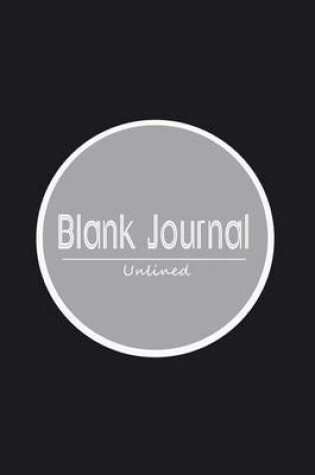 Cover of Blank Journal Unlined