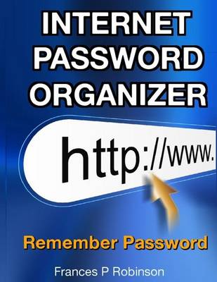 Book cover for Internet Password Organizer