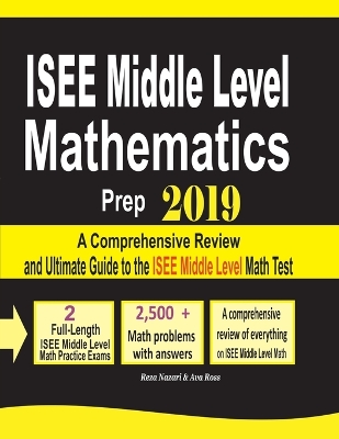 Book cover for ISEE Middle Level Mathematics Prep 2019