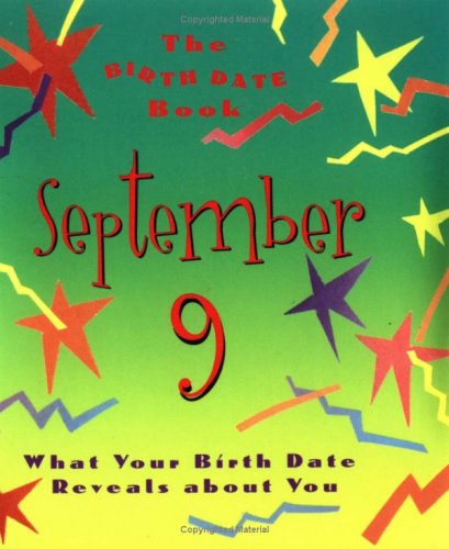 Book cover for The Birth Date Book September 9