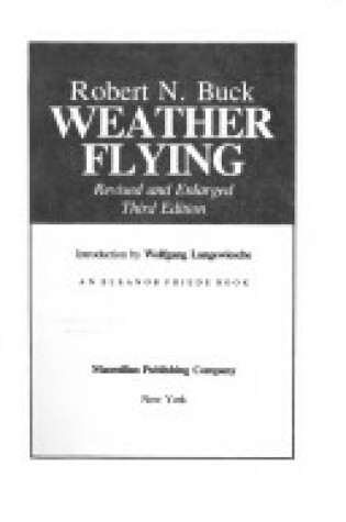 Cover of Weather Flying