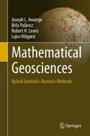 Cover of Mathematical Geosciences