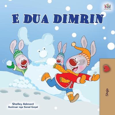 Cover of I Love Winter (Albanian Children's Book)