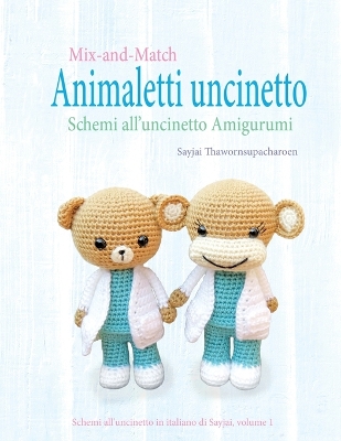 Book cover for Mix-and-Match Animaletti uncinetto