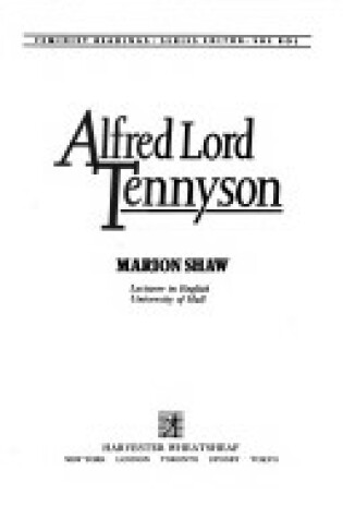 Cover of Tennyson