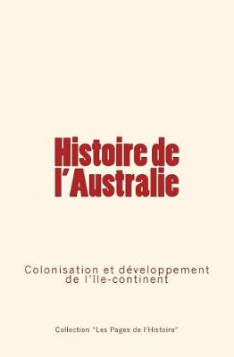 Book cover for Histoire de l'Australie