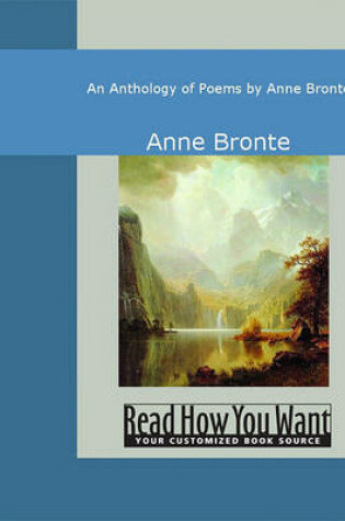 Cover of An Anthology of Poems by Anne Bronte