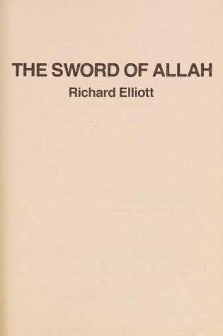 Cover of The Sword of Allah