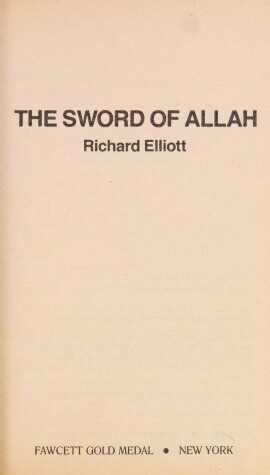 Book cover for The Sword of Allah