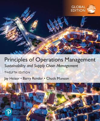 Book cover for MyLab Operations Management without Pearson eText for Principles of Operations Management: Sustainability and Supply Chain Management, Global Edition