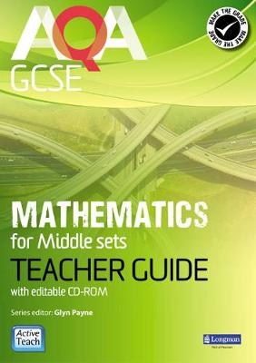 Book cover for AQA GCSE Mathematics for Middle Sets Teacher Guide