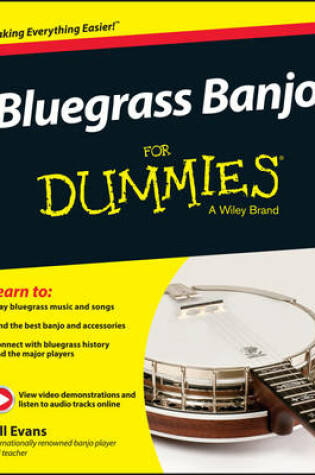 Cover of Bluegrass Banjo For Dummies