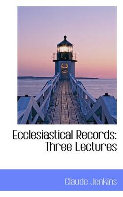 Book cover for Ecclesiastical Records