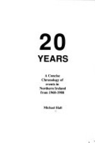 Cover of 20 Years