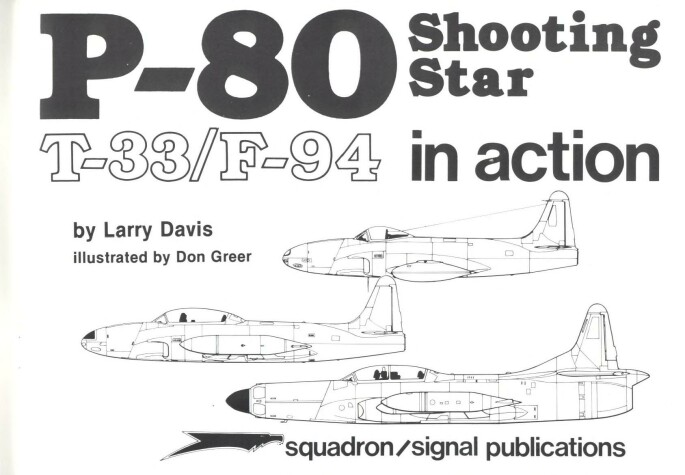 Cover of P-80 Shooting Star, T-33/F-94 in Action