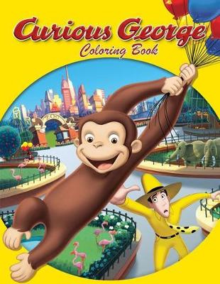 Book cover for Curious George Coloring Book