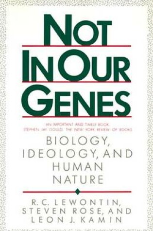 Cover of Not in Our Genes