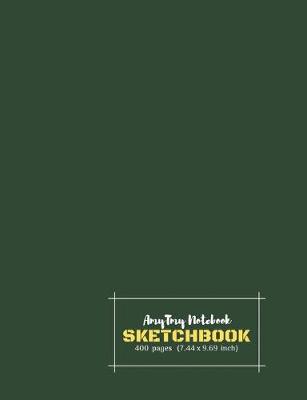 Book cover for AmyTmy Notebook - Sketchbook - 400 pages - 7.44 x 9.69 inch - Matte Cover