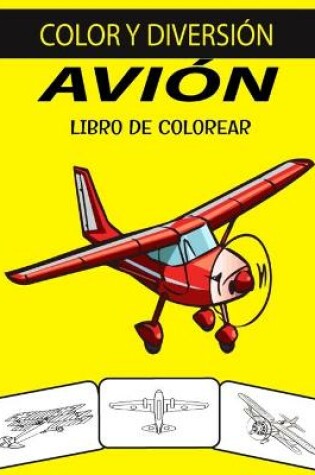 Cover of Avión Libro de Colorear