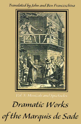 Book cover for Dramatic Works of the Marquis de Sade