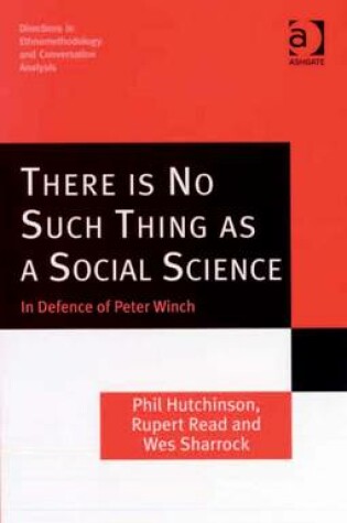 Cover of There is No Such Thing as a Social Science