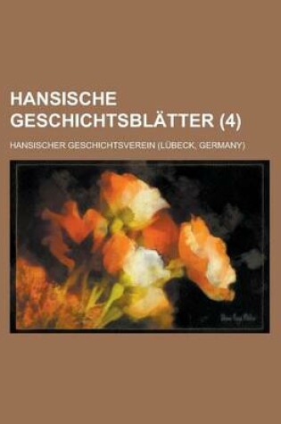 Cover of Hansische Geschichtsblatter (4)