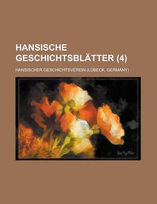 Book cover for Hansische Geschichtsblatter (4)