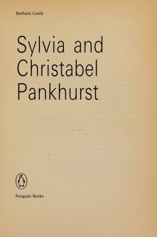 Cover of Sylvia and Christabel Pankhurst