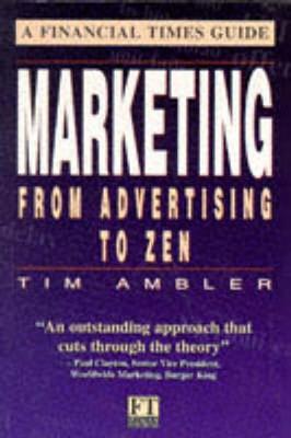 Book cover for Marketing From Advertising to Zen