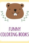 Book cover for funny coloring books