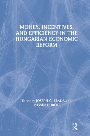 Cover of Money, Incentives and Efficiency in the Hungarian Economic Reform