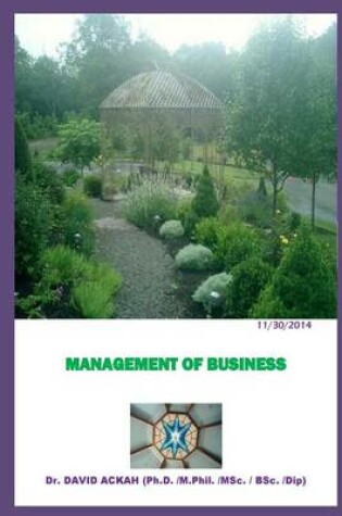Cover of Management of Business