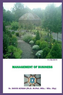 Book cover for Management of Business