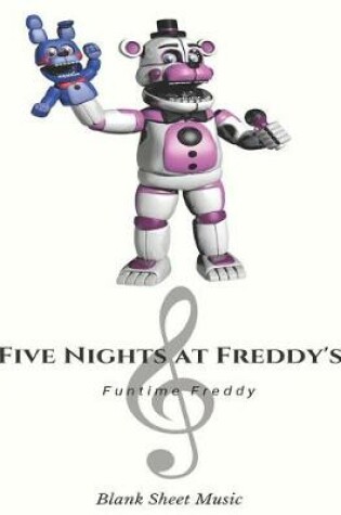 Cover of Funtime Freddy Blank Sheet Music Five Nights at Freddy's