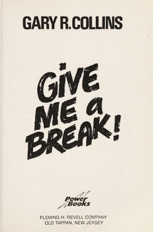 Cover of Give Me a Break!