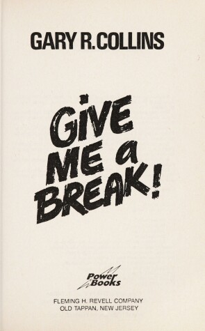 Book cover for Give Me a Break!