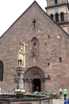 Book cover for Fountain and Facade of a Medieval Church in Kaysersberg, Germany