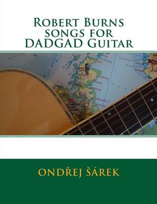 Book cover for Robert Burns songs for DADGAD Guitar