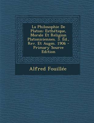 Book cover for La Philosophie de Platon