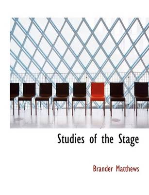 Book cover for Studies of the Stage