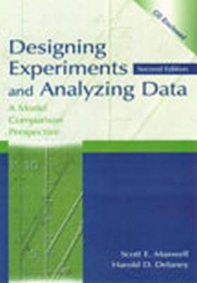 Book cover for Designing Experiments and Analyzing Data: A Model Comparison Perspective