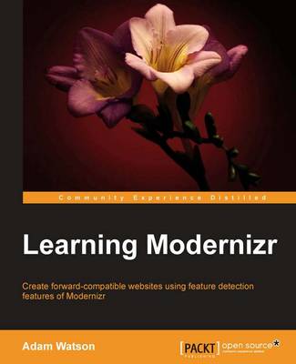 Book cover for Learning Modernizr