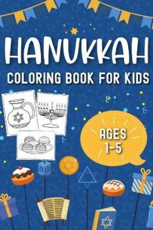 Cover of Hanukkah Coloring Book For Kids