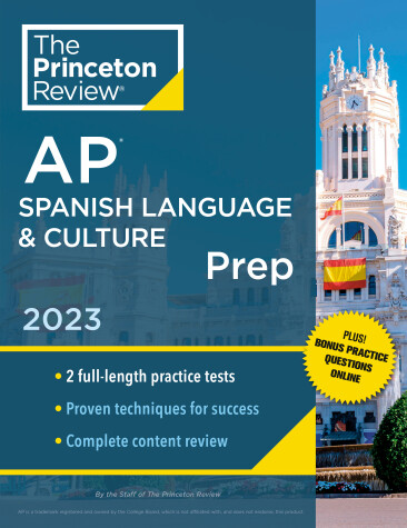 Book cover for Princeton Review AP Spanish Language & Culture Prep, 2023